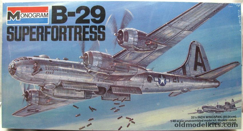 Monogram 1/48 B-29 Superfortress with Diorama Sheet, 5700 plastic model kit